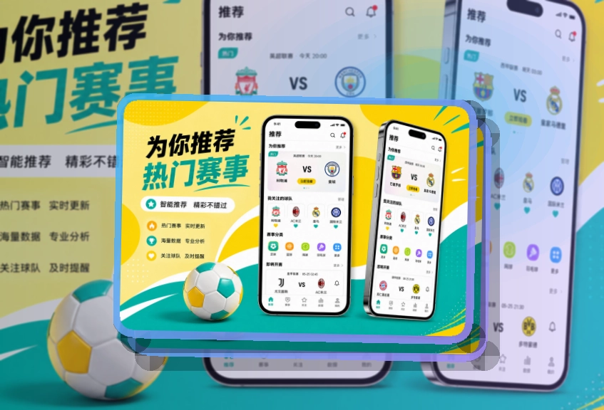 爱游戏 App功能组合，常用内容更直观，赛程清楚更突出 页面展示